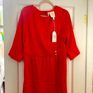 Beautiful Red Silk dress